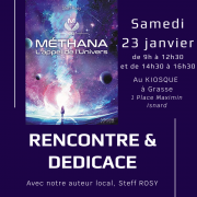 Dedicace kiosque grasse 23 janvier 2022